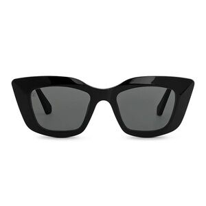Louis Vuitton Glossy Black Geometric Cat-Eye Sunglasses